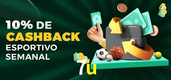 10% de bônus de cashback na 7u